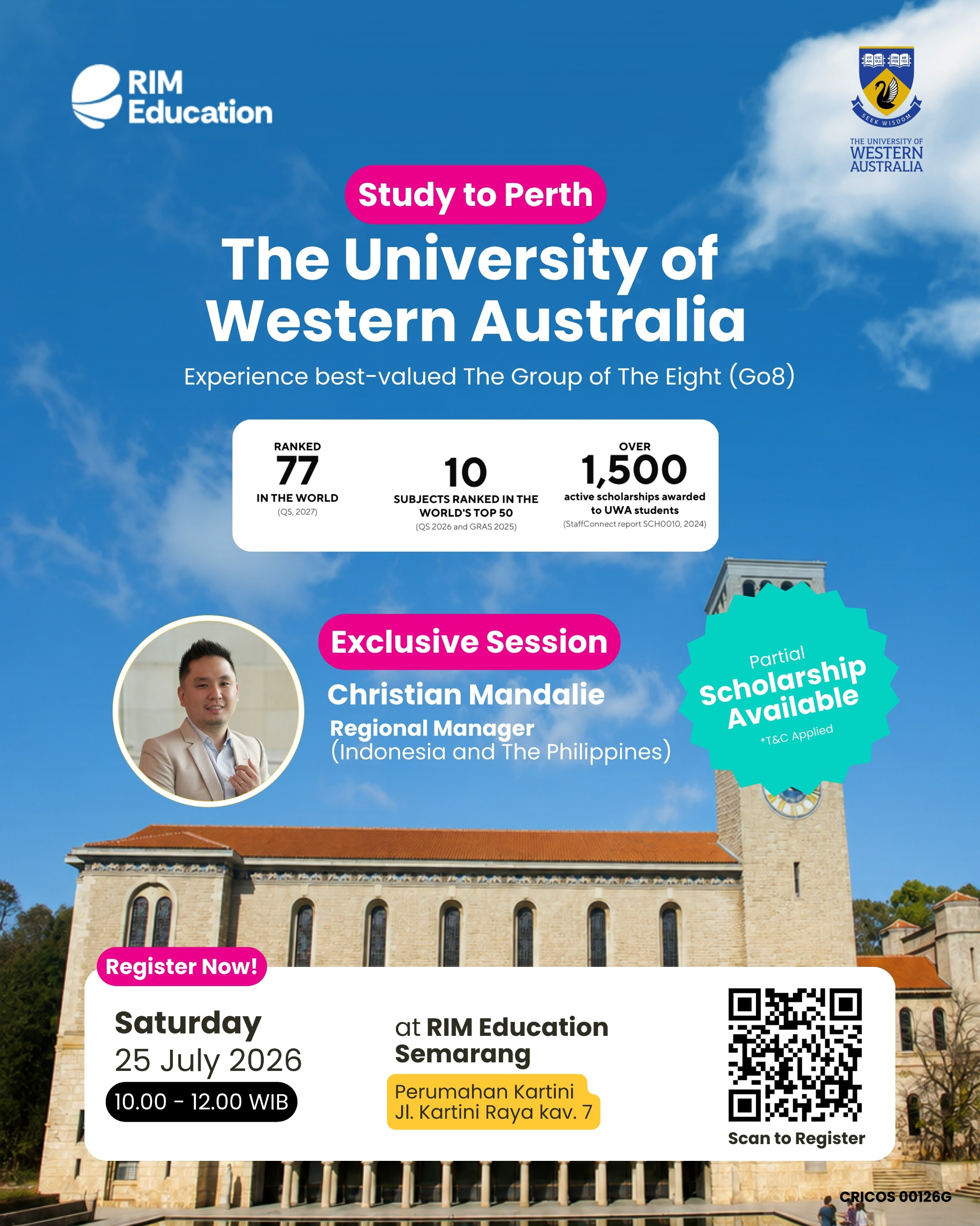 Study to Perth - The University of Westren Australia