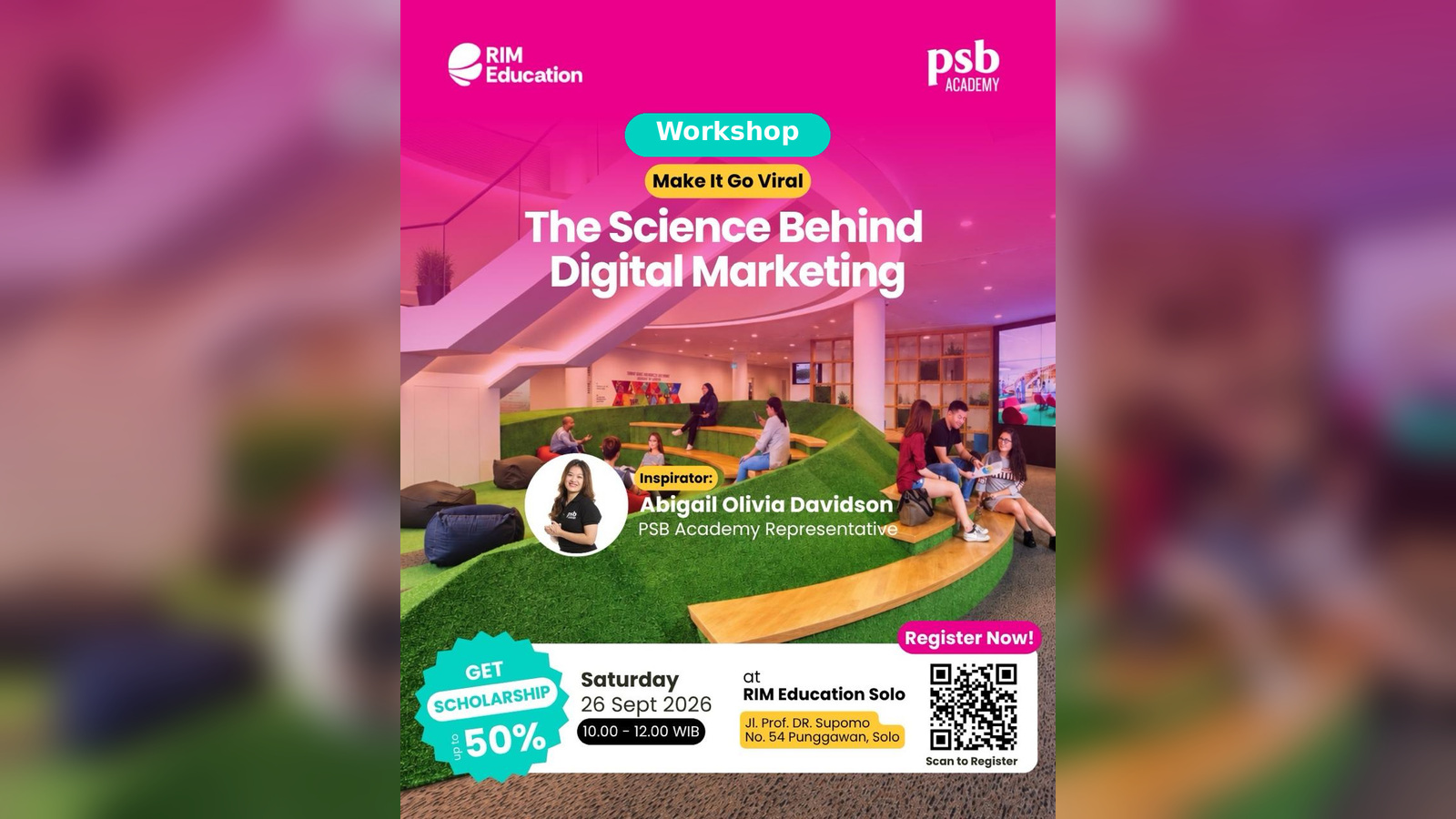 Digital Marketing Workshop with PSB Academy: Make It Go Viral