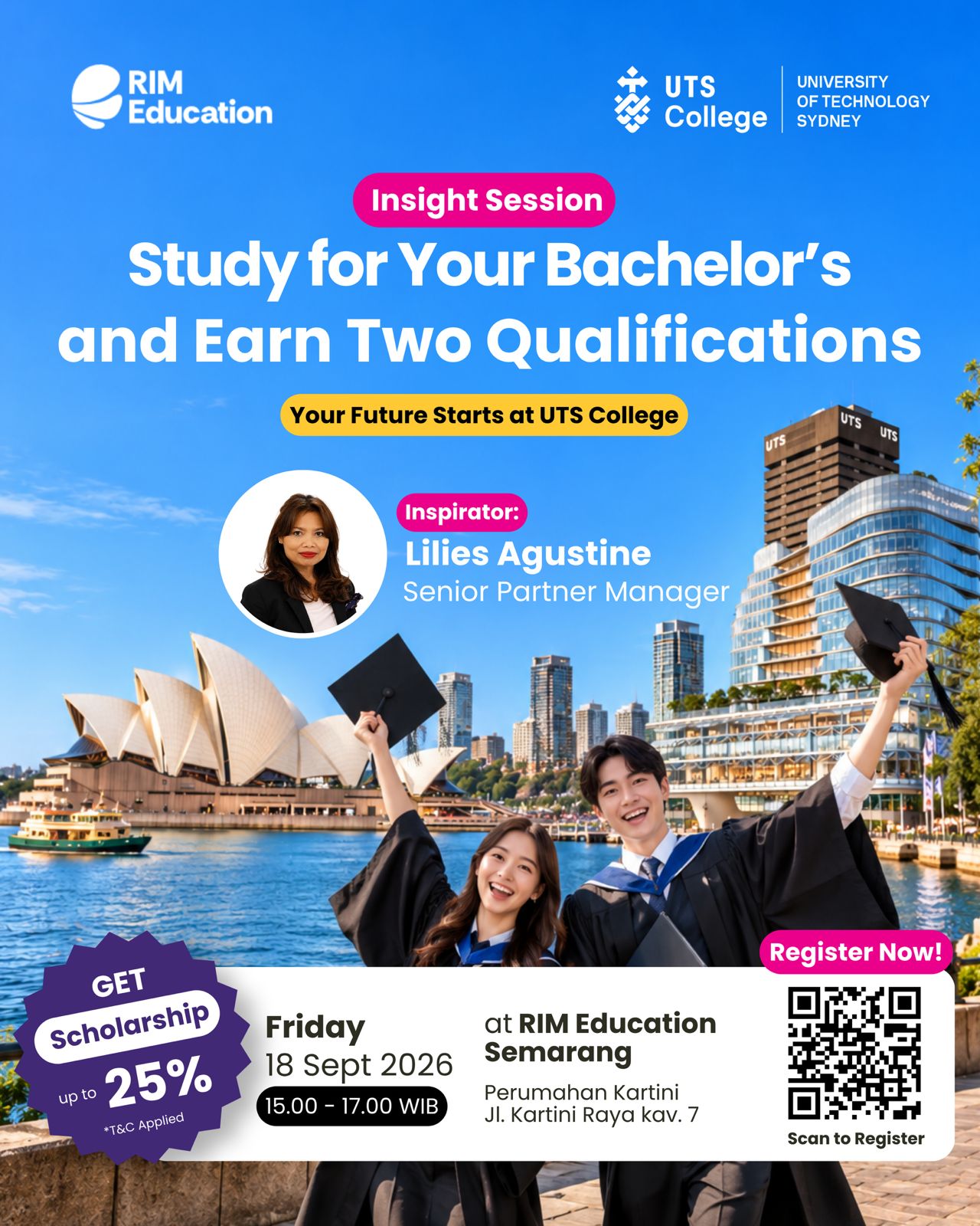 Study for Your Bachelor's and Earn Two Qualification with UTS College