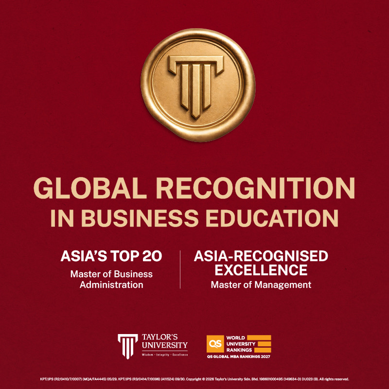 Taylor’s MBA Reaches Asia’s Top 20: What Does It Mean for Your Malaysia MBA Plan?