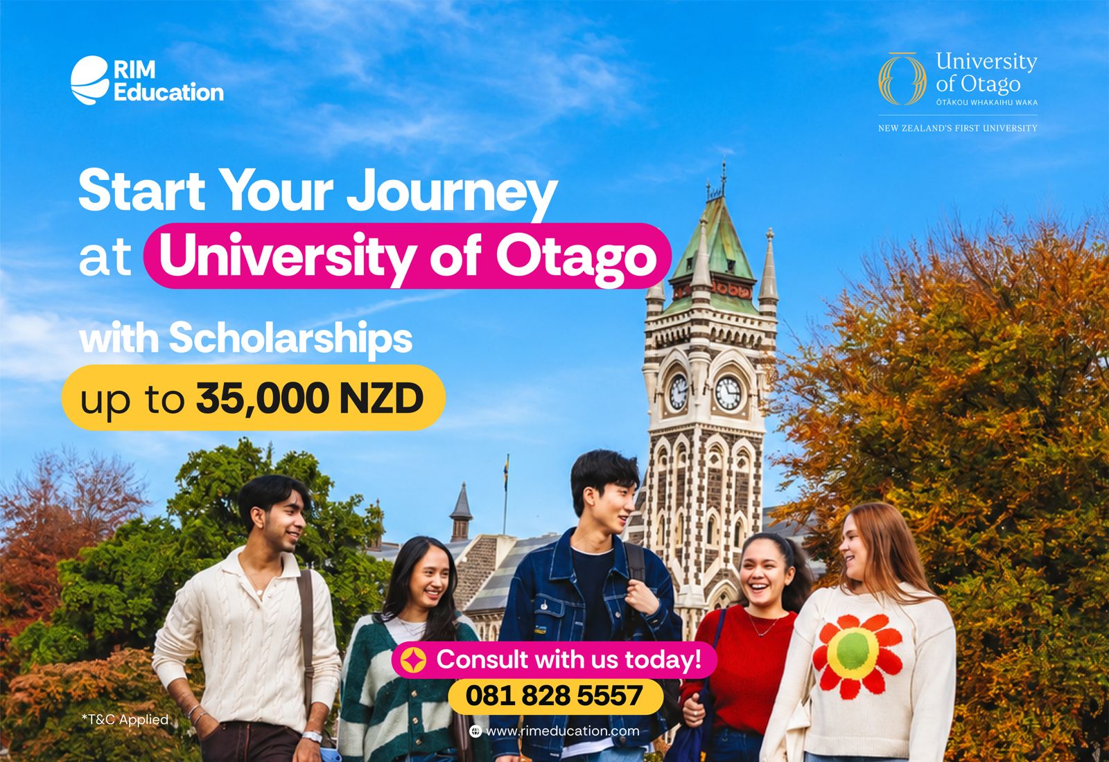 Want to study in New Zealand with a scholarship up to NZD $35,000? Check out the guide and requirements!